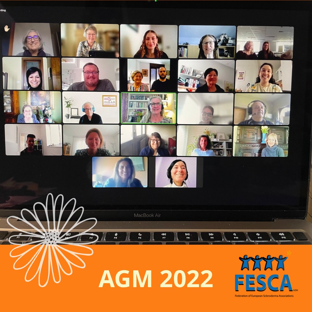 AEEsclerodermia's tweet photo. El sábado 26 de Marzo, acudimos a la reunión general anual de @Fscleroderma (AGM) representados por la vocal de la Junta Directiva, Mercè Piñero. ¡Gracias por representarnos!
Una vez más, debido a la situación del COVID, el encuentro fue online.
#FESCA #AGM #scleroderma https://t.co/kzwpDp0kBX