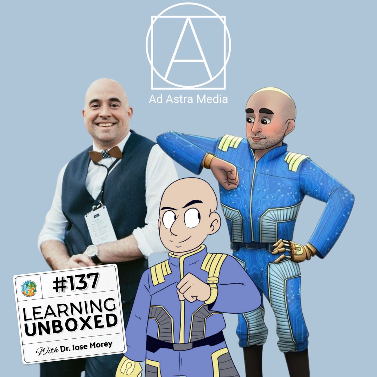 DrMorey1's tweet photo. "Creating Equality Through Access to Educational Media" with @PASTFoundation on Learning Unboxed Podcast with @AnnaliesCorbin  https://t.co/PZVHeiLNi1 
#learningunboxed #adastramedia #aam #drjosemorey #drintergalactic #pastfoundation #podcast #guestspeaker #speaker https://t.co/XF10JEmpKJ