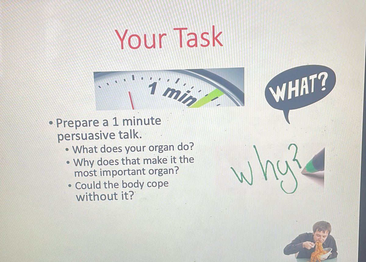 Digestive system fight 👊🏻 1st time doing this with 1st yrs and was a big hit 👏🏻they had to research all the organs &amp; pick which they think is the most important and prepare a 1 minute persuasive talk.#crosscircular #jcscience #activelearning <a href="/RCS__Science/">RCS Science</a> <a href="/RcsDeis/">RCS DEIS</a> @Ramsgrange_CS