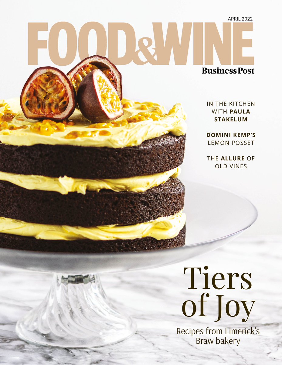 So excited to see a cake I made on the cover of Food &amp; Wine magazine out this Sunday! 😍 Thanks <a href="/gnelis/">Gillian Nelis</a> @JordanMooney_ <a href="/foodandwineIE/">FOOD&WINE Magazine Ireland</a>