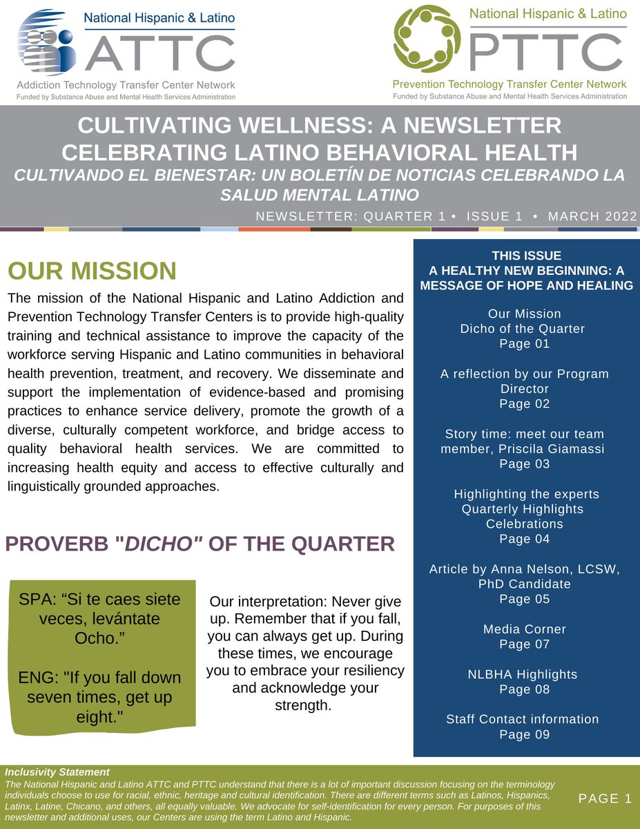 Our newsletter is now available in Spanish &amp; Portuguese!
* 
¡Nuestro boletín de noticias ya está disponible en español y portugués! 
*
O nosso boletim de notícias já está disponível em espanhol e português! 
*
attcnetwork.org/centers/nation…