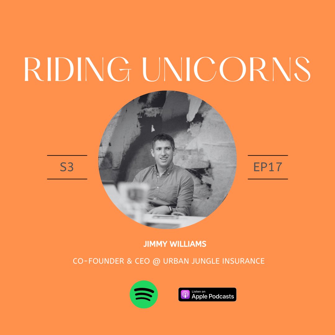 ridingunicorns_'s tweet photo. 🚨LISTEN NOW🚨

Our co-hosts @TheJWPringle &amp; @hectorfbmason recently sat down with @JimmySwims co-founder &amp; CEO @MyUrbanJ 🧓🏽🛡
  
Episode covers:

His time @OCC_Strategy 👔
Why he chose the #insurance space 🏢
#Building #culture 🧱

Out now @applepodcasts + @spotifypodcasts 🎙🦄 https://t.co/MCIutCTx0Q