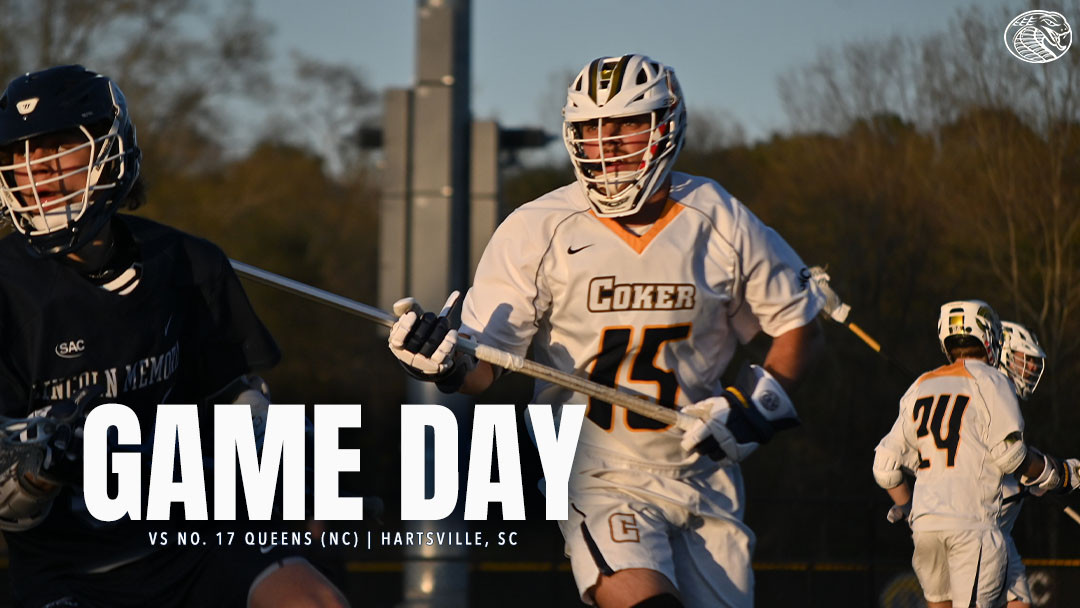 Coker_Cobras's tweet photo. #CokerMLAX | GAME DAY
🆚 No. 17 Queens (NC)
⌚️7 p.m.
📌 Hartsville, S.C.
📊https://t.co/3WArBY8klA
📺 https://t.co/WPHO3mjnzp https://t.co/MiUVj7P4Qb
