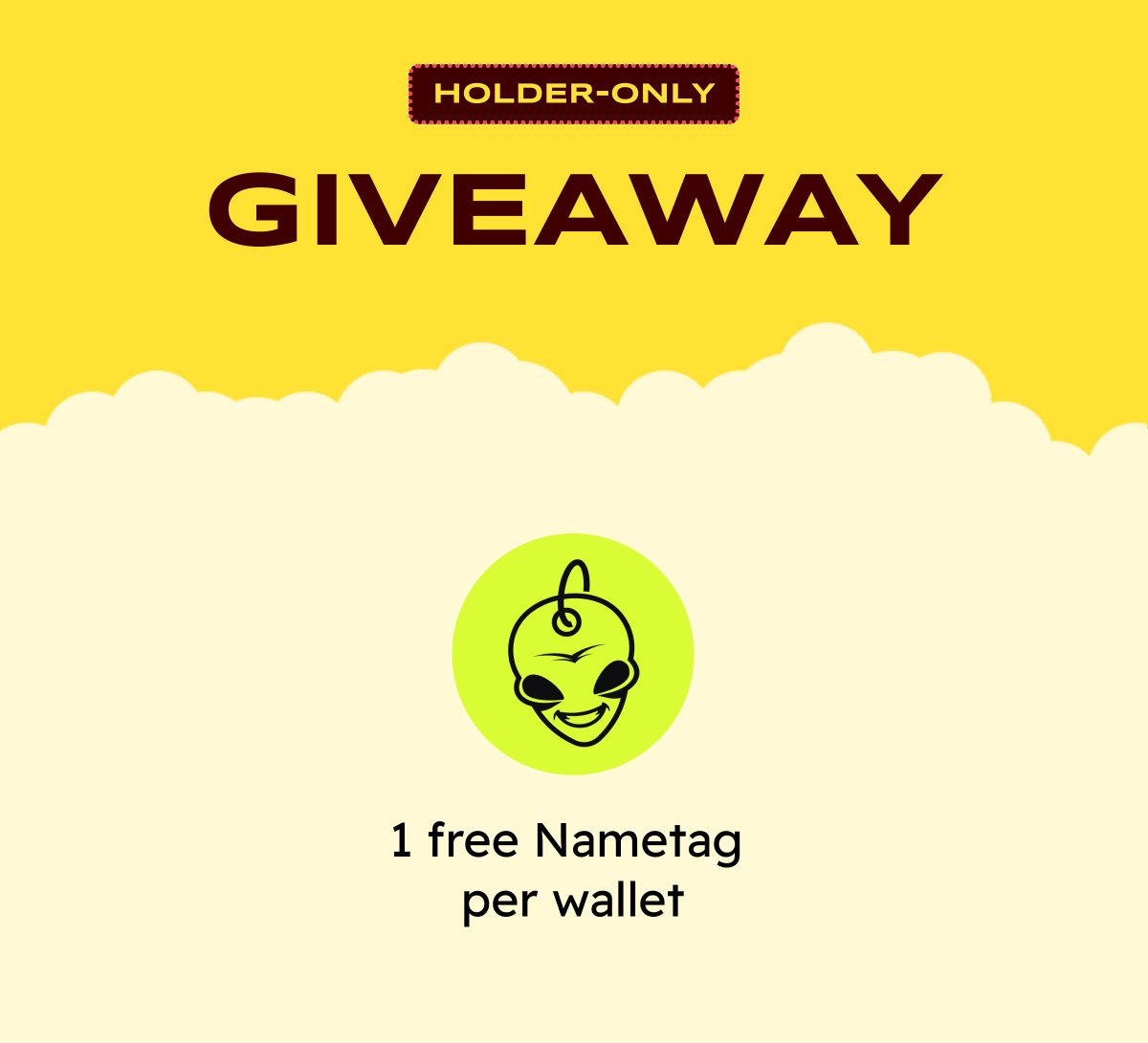 RubberDuckBP's tweet photo. RDBP x @Nametagtweets is LIVE! 🐥👽

For the next 48 hours, all current Rubber Duck Bath Party holders can head to https://t.co/kLb8IwDbWs &amp; claim their Nametag for free https://t.co/PbrO5CaKlY
