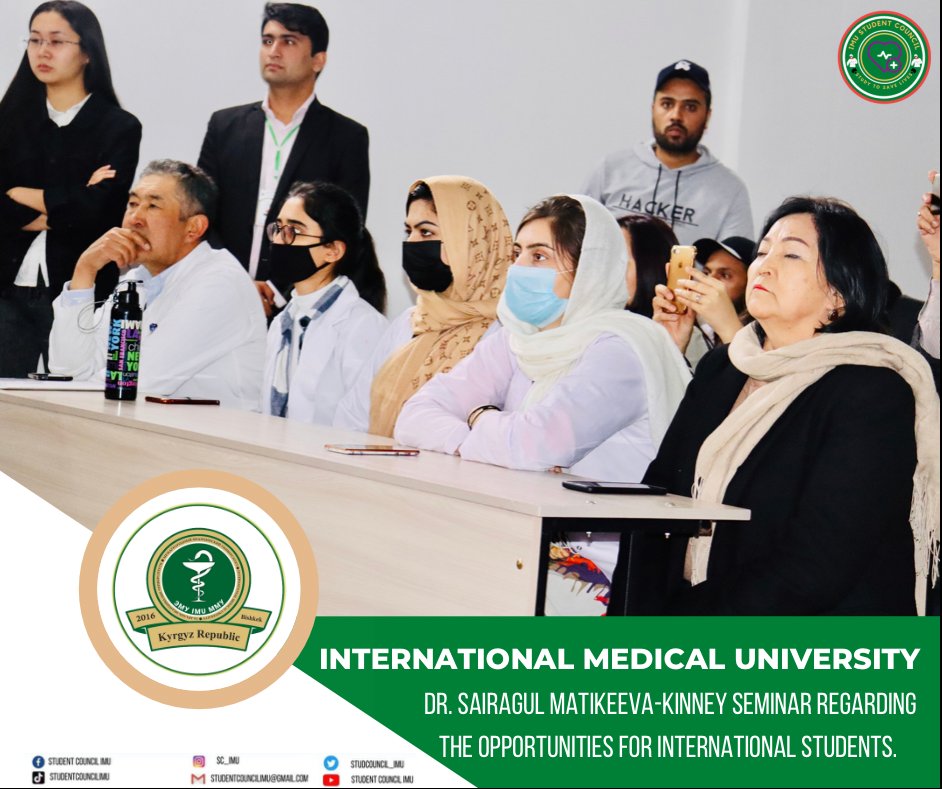 studcouncil_imu's tweet photo. Greetings 
> Administration of International Medical University arranged Dr. Sairagul MATIKEEVA-Kinney seminar regarding the opportunities for international students in Life University USA 🇺🇸.
#studentcouncilimu
#InternationalMedicalUniversity https://t.co/t59i6bVFcM