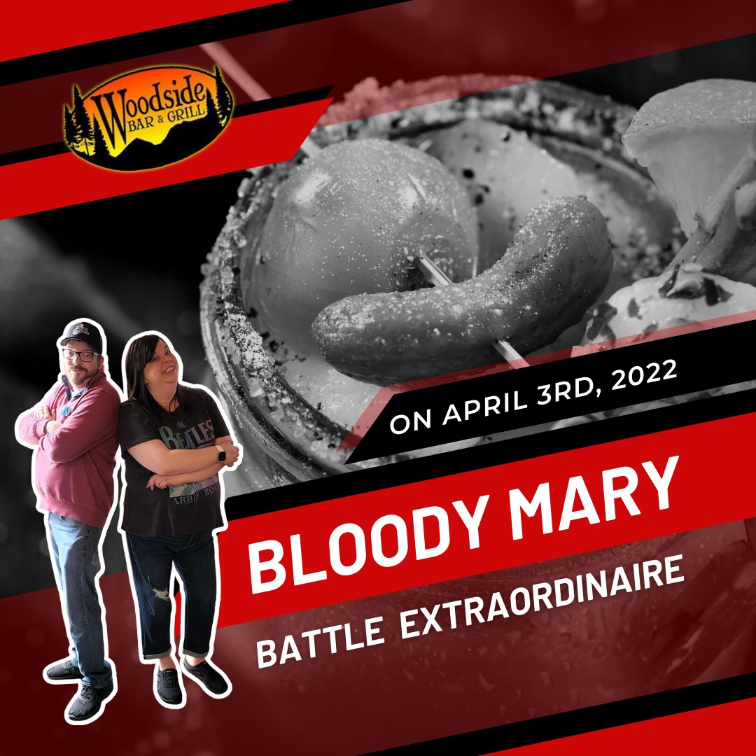 Join us April 3rd for our Bloody Mary Battle Extraordinaire! Be a part of the showdown between these two individuals. Part of the proceeds will go towards Autism Awareness.

Please check out our event section on Facebook for more details, and let us know if you're coming!
