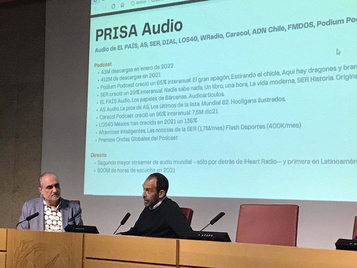 LolaRodriguezB's tweet photo. @pfernandezd Subdirector Prisa Audio termina de escuchar a lxs emprendedorxs en #Procom2022 @UCMccinf y abre puertas 💪🏻👏🏼👏🏼
“Me encanta ver tanta gente trabajando en #audio, sabemos que no lo podemos hacer solos y estamos abiertos a todos” https://t.co/w1DVGye2YR