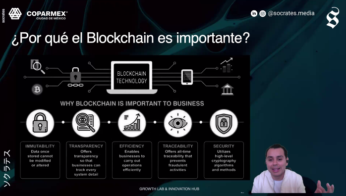Armando_ZunigaS's tweet photo. Muy interesante la #MasterClassGratuita sobre #Metaverso, #Criptomonedas, #NFTs y #Web3punto0 en las #PyMES que imparten en este momento #HéctorGenis y la plataforma #SócratesLab. Muchísimas gracias por compartir este conocimiento. @Coparmex_CDMX https://t.co/UI489pBSrG
