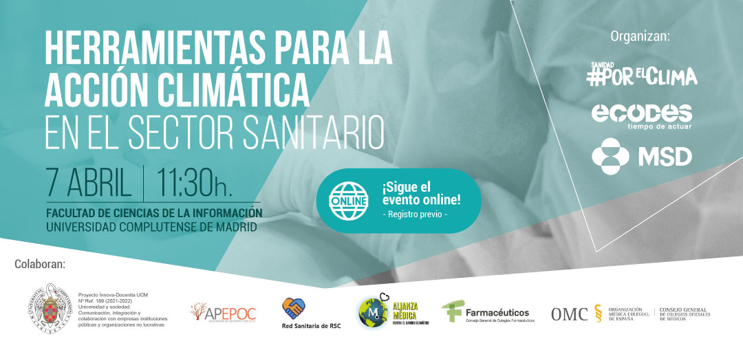 ecodes's tweet photo. Coincidiendo con el #DíaMundialSalud, el próximo 7 de abril reflexionaremos con @compromisoclima sobre cómo la descarbonización de la sanidad es fundamental para mejorar la salud de las personas y el planeta. 

MÁS INFO👉 https://t.co/ieFjXqMHFh

#SanidadPorElClima https://t.co/9RDkWdSXwx