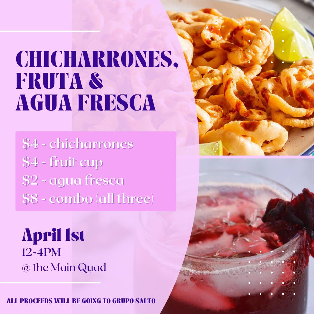 uiuc_alphas's tweet photo. The sisters of Alpha Pi Sigma Sorority, Incorporated will sell chicharrones, fruit, &amp; agua fresca in honor of Autism Acceptance Month! 💗 All proceeds will go to Grupo Salto, a Chicago based organization that provides resources &amp; support to Latino families’ members with autism. https://t.co/BNZZqOKhYC
