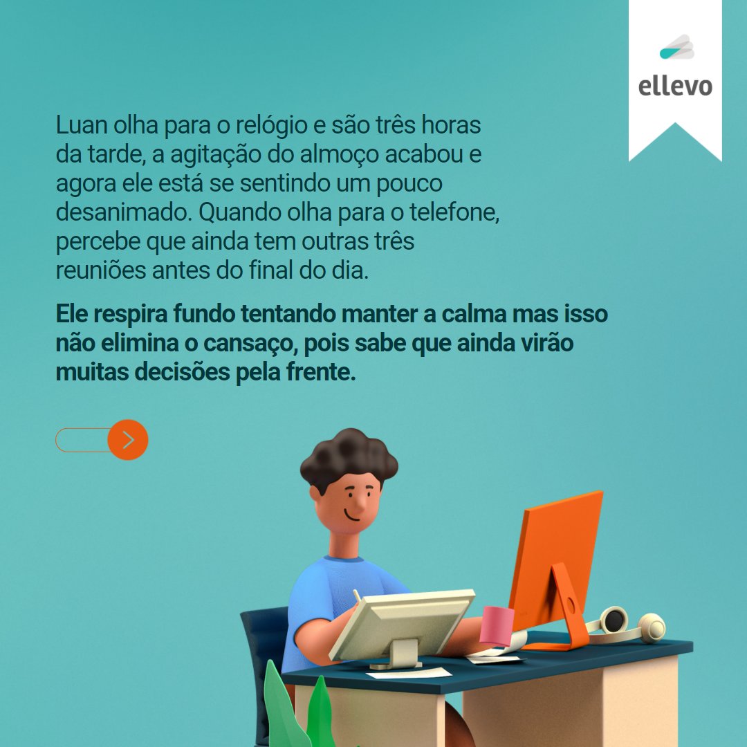 EllevoSolucoes's tweet photo. Rotinas assim são cansativas para todos. Para evitar esse tipo de fadiga, trouxemos aqui algumas dicas que podem ajudar na sua rotina. Compartilhe! https://t.co/9uFsvftjM8