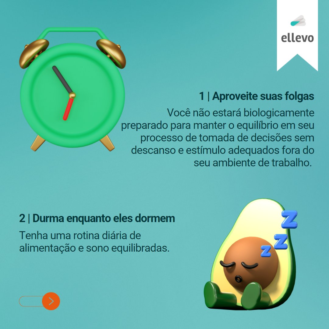 EllevoSolucoes's tweet photo. Rotinas assim são cansativas para todos. Para evitar esse tipo de fadiga, trouxemos aqui algumas dicas que podem ajudar na sua rotina. Compartilhe! https://t.co/9uFsvftjM8