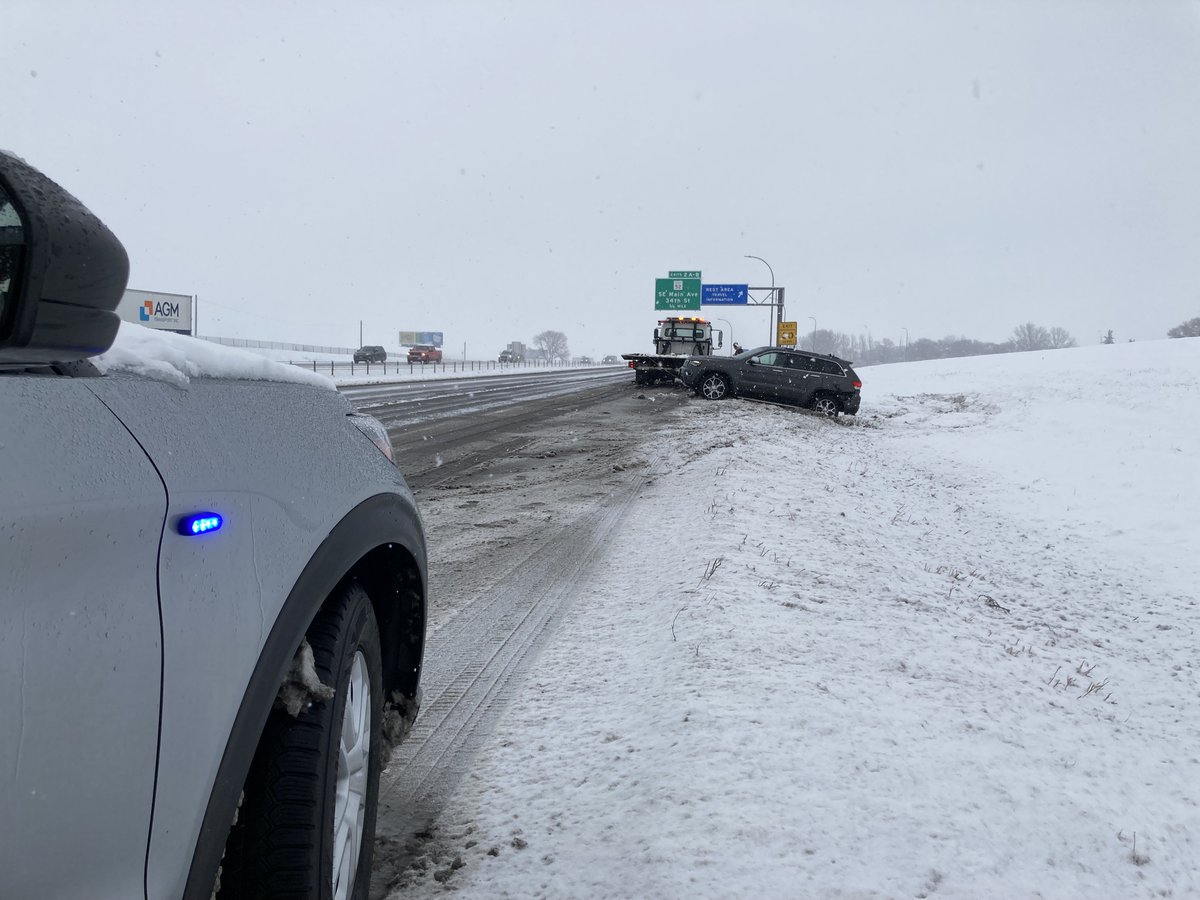 #MSPnumbers 4am-11am
State Patrol Troopers responded to 157 crashes: 18 with non-life threatening injuries, 1 serious injury. One jackknifed semi and 97 vehicle spun out/off the roads One State Patrol squad was rear-ended in Detroit Lakes (no injury).