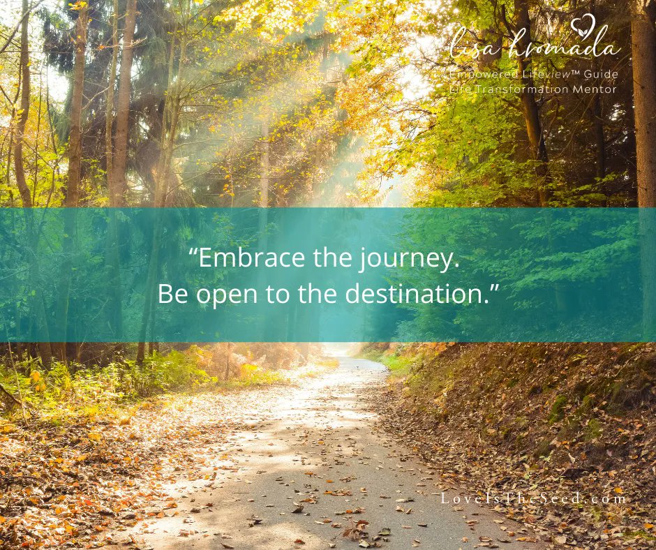 loveistheseed's tweet photo. The key to experiencing greater joy and purpose in life is to embrace the 'journey' while being open to the 'destination'. #EmpoweredLifeView #LoveIsTheSeed https://t.co/fGzqHLrOjS
