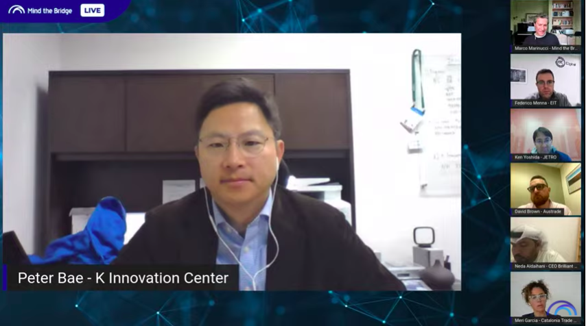 MindTheBridge's tweet photo. "I'm looking forward to #MTBEcosystem to make my job a little bit easier. In #SouthKorea we've several business model-wise, industry-wise challenges. Is there a better way to tackle our large&deep challenges?"
👉🏻Peter Bae, Director @kicsv
📹 https://t.co/9pVne3dImx https://t.co/vdQpKnBnDG