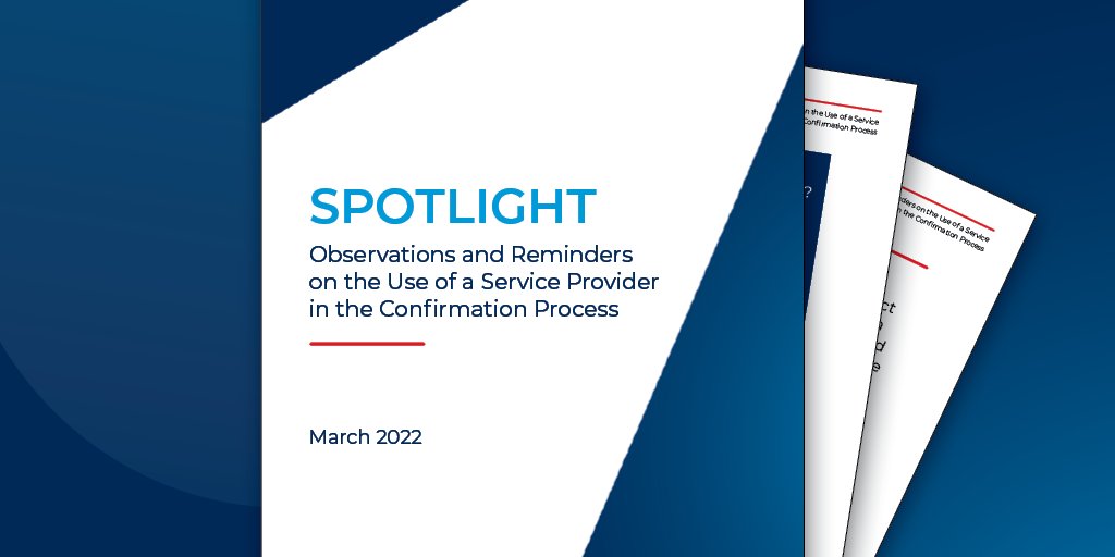 PCAOB_News's tweet photo. Maintaining control over confirmation requests and responses is an important area that the PCAOB may focus on in upcoming inspections. Learn more in our Spotlight. https://t.co/CdldTHlTId #PCAOBresources https://t.co/uMTJQr2xGM