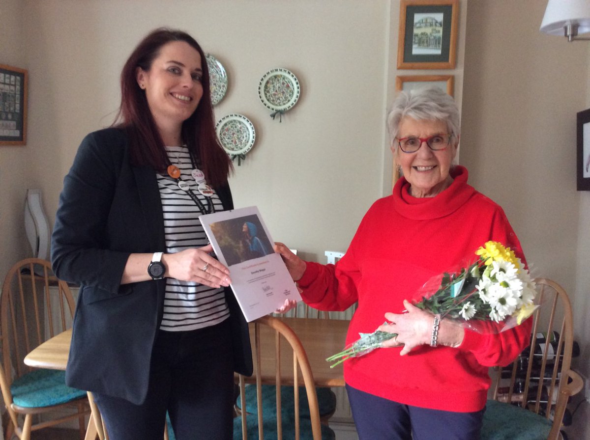 I love my job with <a href="/childrensociety/">The Children's Society</a>! Today I've been in <a href="/DioSalisbury/">Diocese of Salisbury</a> meeting supporters. One was Dorothy, who's been the chair of #Dorchester fundraising committee for 16 years.  She's taking a well deserved break now but will continue to support the group as a member. What a 🌟