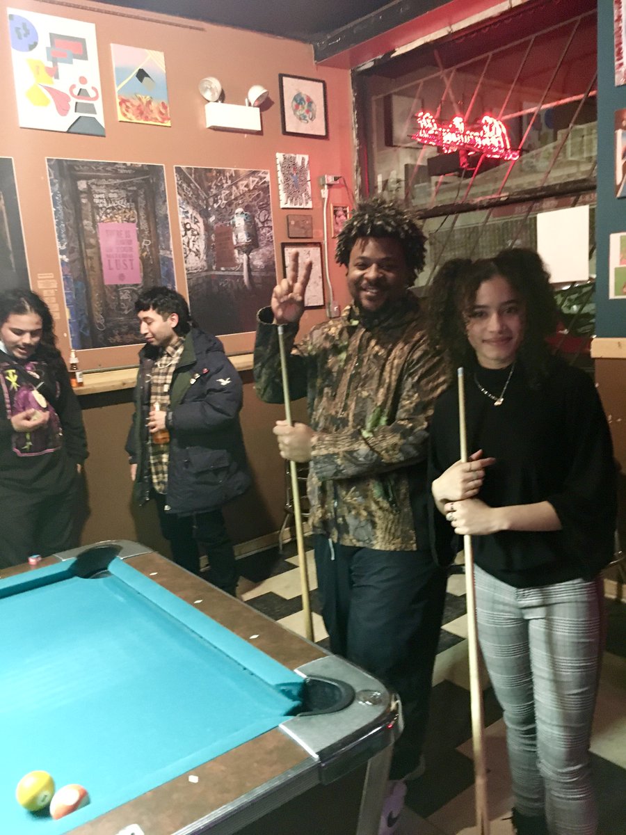AnySquared's tweet photo. It was great to see everyone the art reception event on for AnySquared’s Life & Love in Covid Times exhibit at @coleschicago. See the exhibit through May 2022! Thanks to all the artists for sharing their work! #anysquared #logansquare #artexhibit #chicagoart #logansquare https://t.co/Knwf0axppt