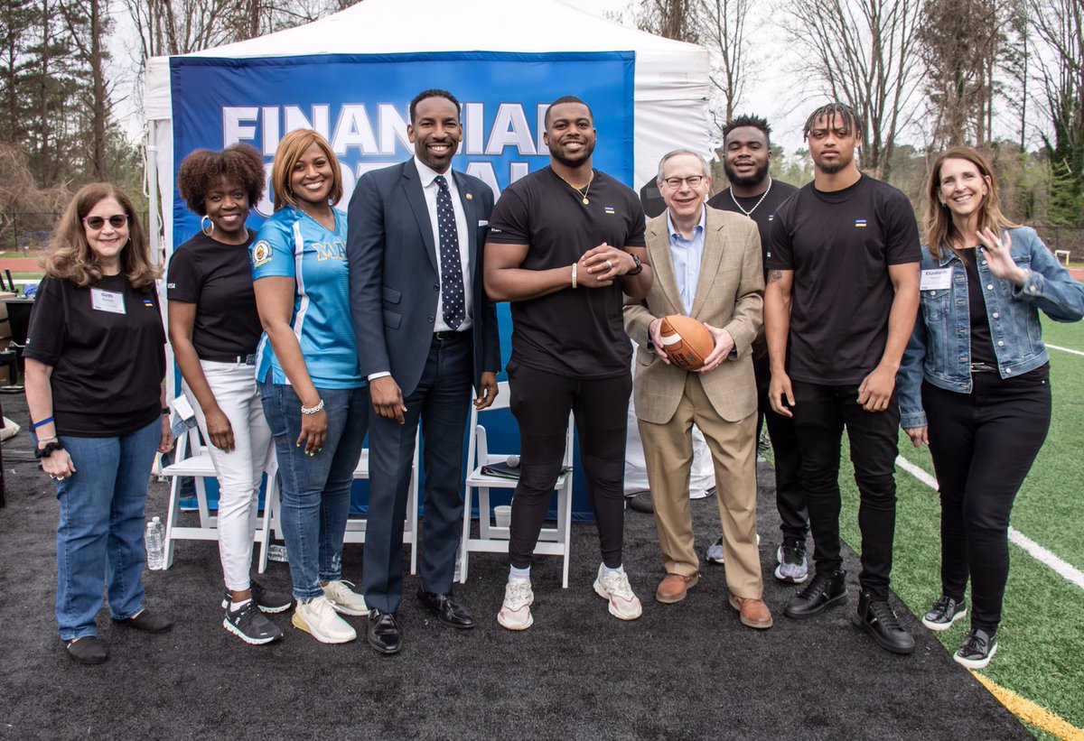 City of Atlanta, GA (@cityofatlanta) on Twitter photo This morning, Mayor <a href="/Andreforatlanta/">Andre Dickens</a> engaged with attendees at the Financial Football event - which highlighted the popular financial literacy video game that combines individuals fiscal knowledge with the rules and structure of the NFL with financial education questions. This morning, Mayor <a href="/Andreforatlanta/">Andre Dickens</a> engaged with attendees at the Financial Football event - which highlighted the popular financial literacy video game that combines individuals fiscal knowledge with the rules and structure of the NFL with financial education questions.