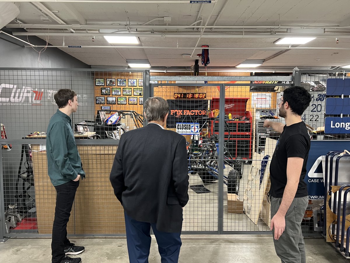 Dan Nagy of our <a href="/advmfgintl/">AMI</a> team is touring the Case Western Reserve University Thinkbox today during the launch of the CESMII Smart Manufacturing Innovation Center.