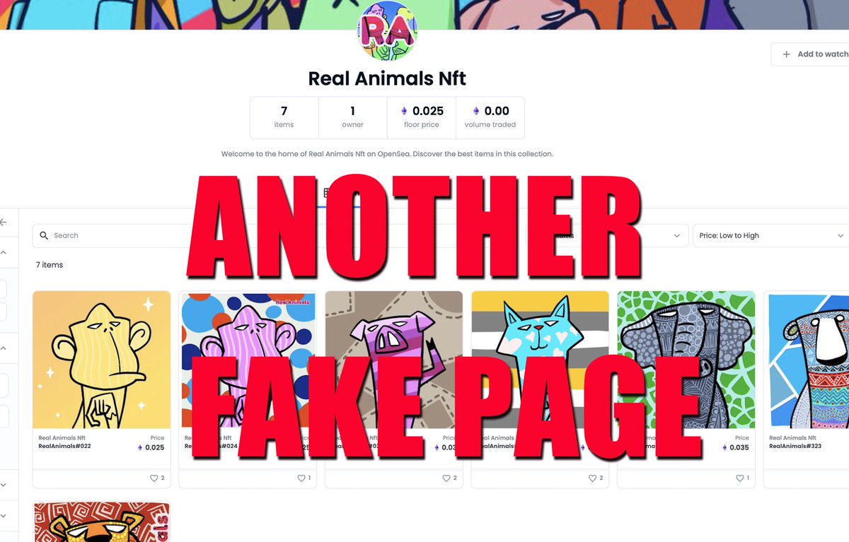 RealAnimals_RA's tweet photo. And..Another FAKE!!! https://t.co/Y56v0DXLW9