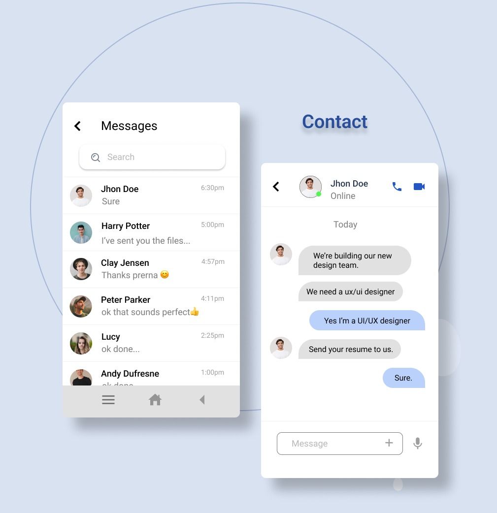 prernaranu's tweet photo. My first UI design using .@figma it's a job portal app that helps job seekers to discover jobs and employers to find their desired candidates.

🔗: https://t.co/3exj36uPES
#uidesign #uxdesign #uiux
Feel free to tell me flaws and improvements to be done in this design bellow 👇 https://t.co/hp9DNwgSNH