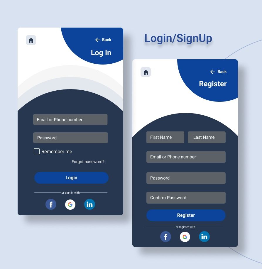 prernaranu's tweet photo. My first UI design using .@figma it's a job portal app that helps job seekers to discover jobs and employers to find their desired candidates.

🔗: https://t.co/3exj36uPES
#uidesign #uxdesign #uiux
Feel free to tell me flaws and improvements to be done in this design bellow 👇 https://t.co/hp9DNwgSNH