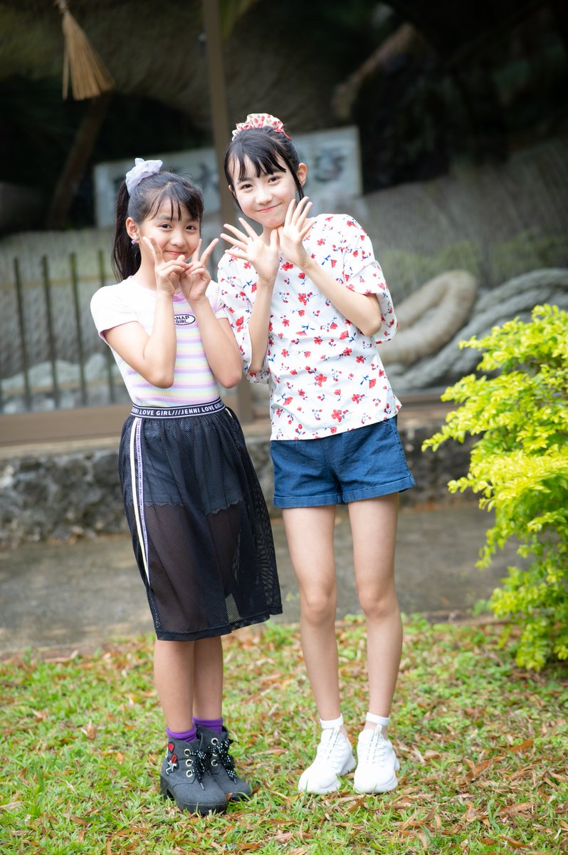 ゆなん©︎ ＆るか© ラビラブIDOLスクール リリース記念琉球村撮影会