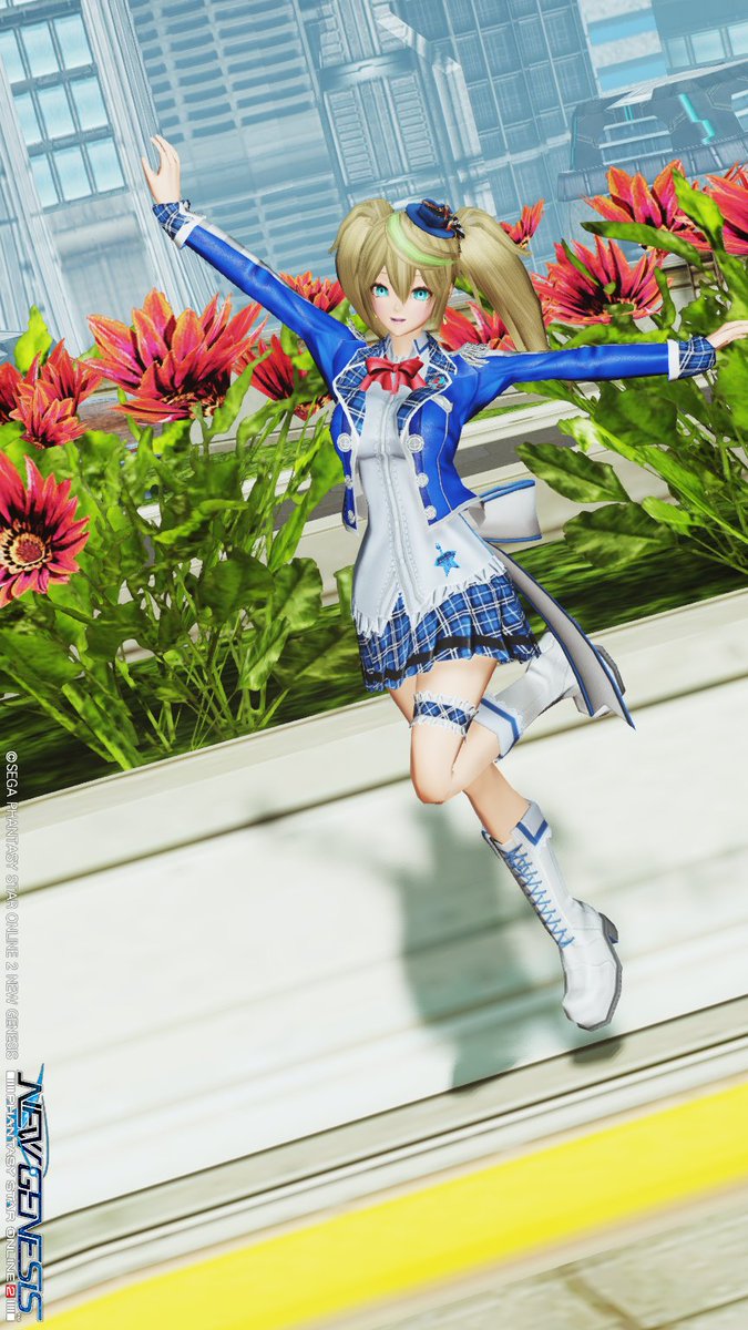 Sophia_PSO2's tweet image. めっちゃ可愛くできた！！
ジェネのアイドルコス！！

#PSO2 
#Ship5
#メンテの日じゃないけどssを貼る