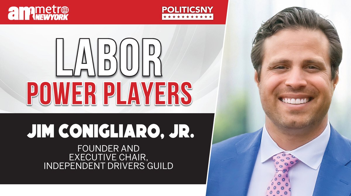 Congratulations to our President @JimConig for being honored as an @amNewYork @PoliticsNYnews Labor Power Player!

Your commitment to empowering rideshare drivers across the country has pushed our movement forward!   

We are proud to fight with you ✊🏽
#powerplayers #labor
