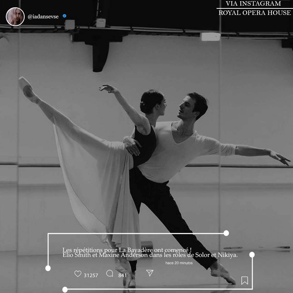 Iadansevse's tweet photo. ⠀⠀⠀⠀⠀⠀⠀⠀⠀⠀⠀                  
⠀⠀⠀⠀⠀⠀⠀⠀⠀⠀⠀                  
            . ˚◞۵ ⃗  La Bayadère.

Début des répétitions
          —·˚ ༘ backstage. ⠀⠀⠀⠀⠀⠀⠀⠀⠀⠀⠀                  
                          🩰 https://t.co/JIrvU8ku4p