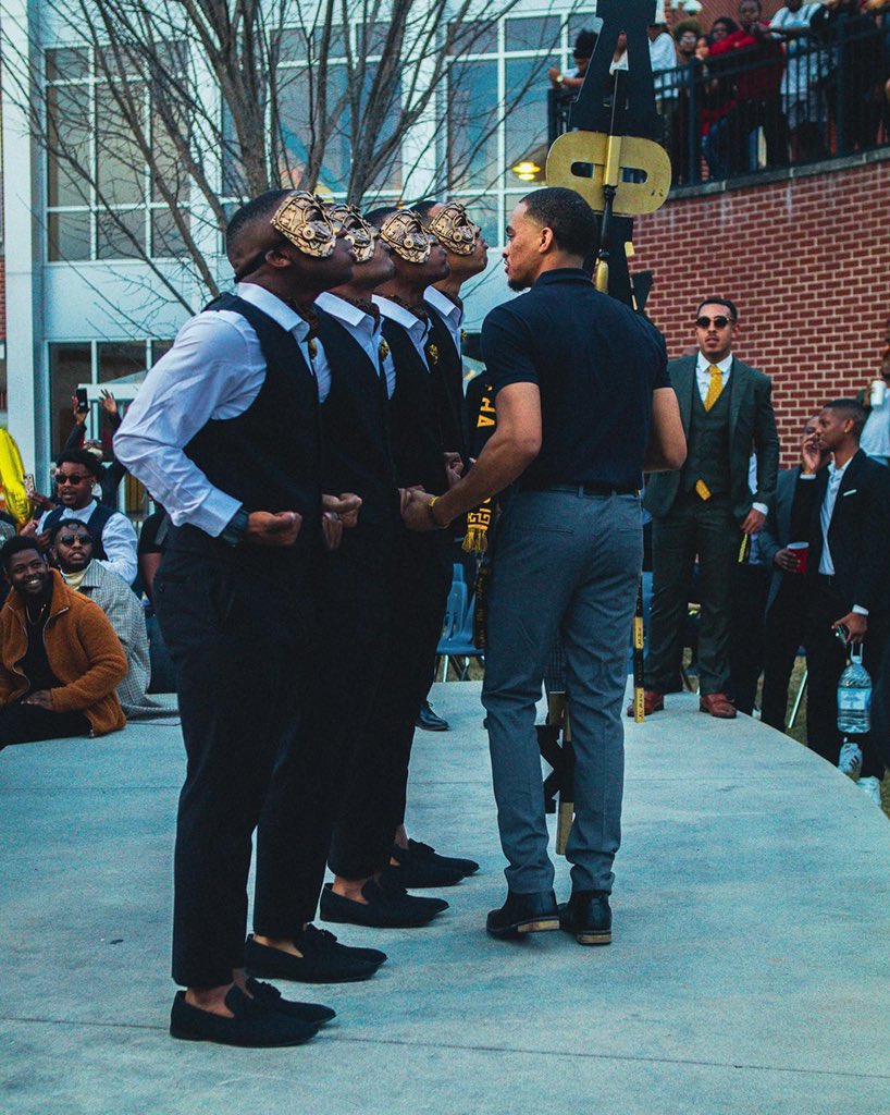 maribacardi's tweet photo. Congratulations to the newest members of the Tau Chi Chapter of Alpha Phi Alpha Fraternity Incorporated. https://t.co/bchV30Hcjs