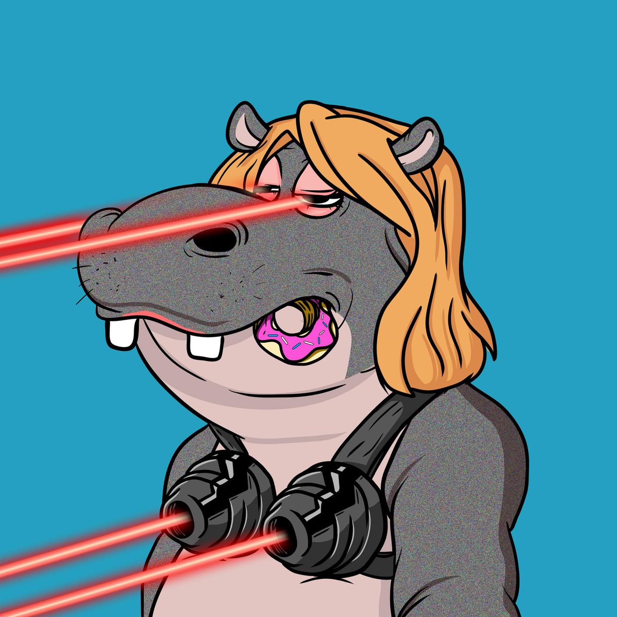 Good day #algofam 

Taking donuts while having laser beam 🍩🍩🍩 

April 1st is coming 🙏🏻🙏🏻💙🥳🥳

#AlgoNFTs #Algorand #Algo