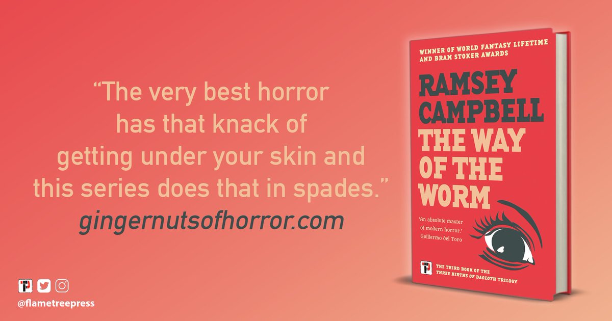 flametreepress's tweet photo. Where time travel, monstrous evil and the alien apocalypse combine to create a stunning conclusion...
#TheWayoftheWorm by @RamseyCampbell1 is out now π https://t.co/mpQn4Czkv8 https://t.co/T2y8oh0Kq7