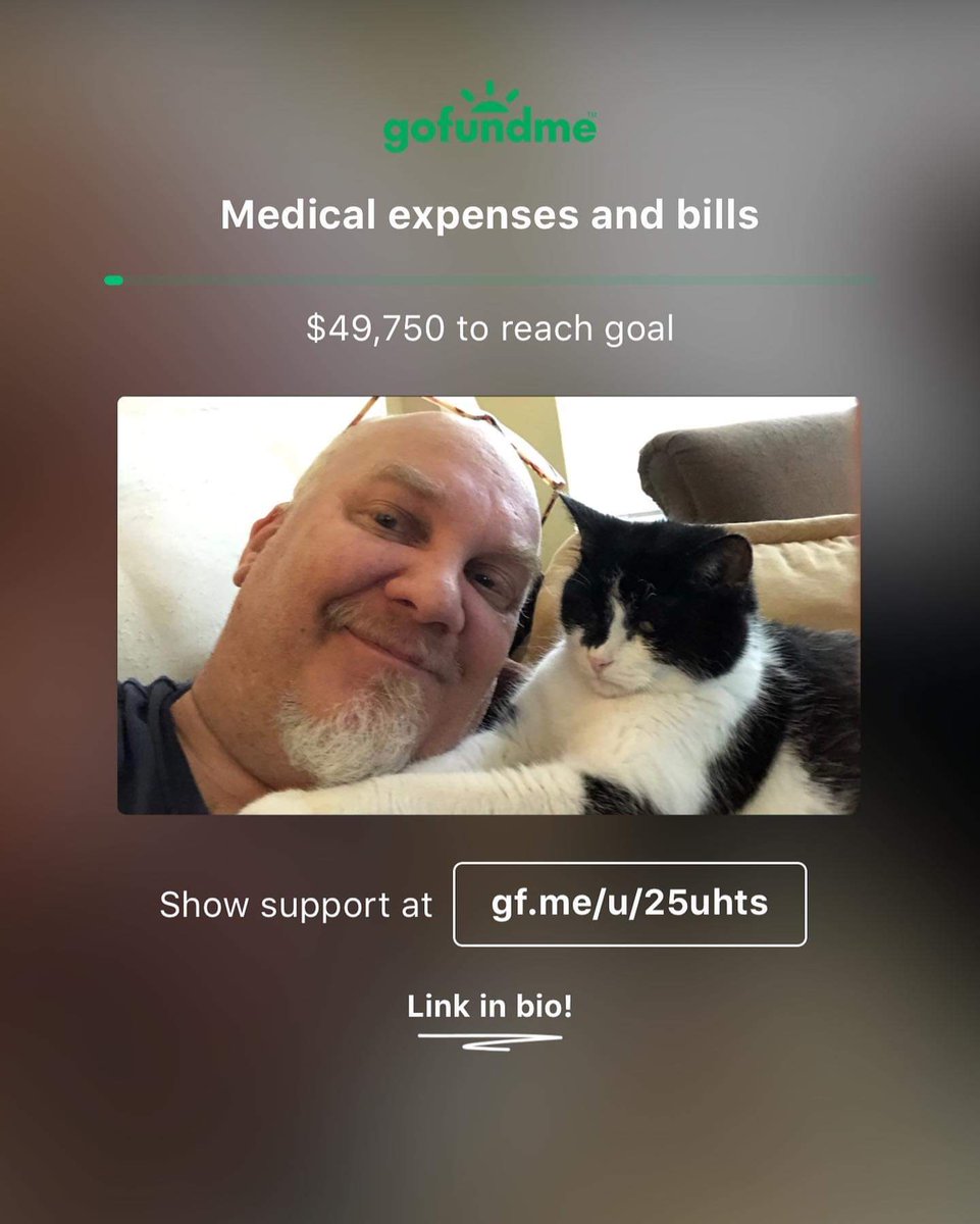 My dear #friend Mike Hoskins has been #diagnosed with #stage4coloncancer and needs some #help with #medical #bills and #expenses. See the #GoFundMe page to help. Your #kindness would be appreciated. #Thankyou! #cancer #coloncancer #fundraiser #fundraising

gofundme.com/f/s2xkj9-medic…