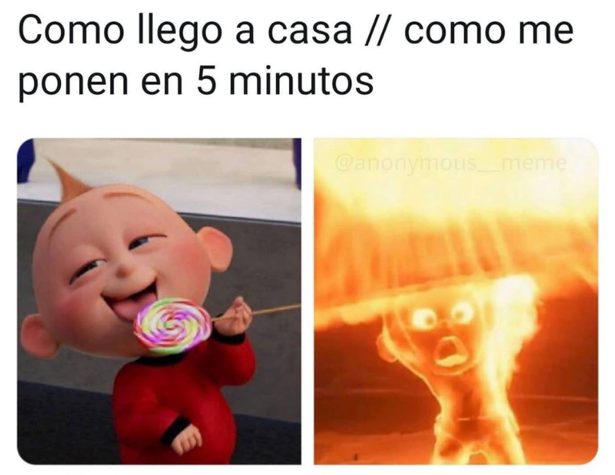 Cada vez que llego a casa