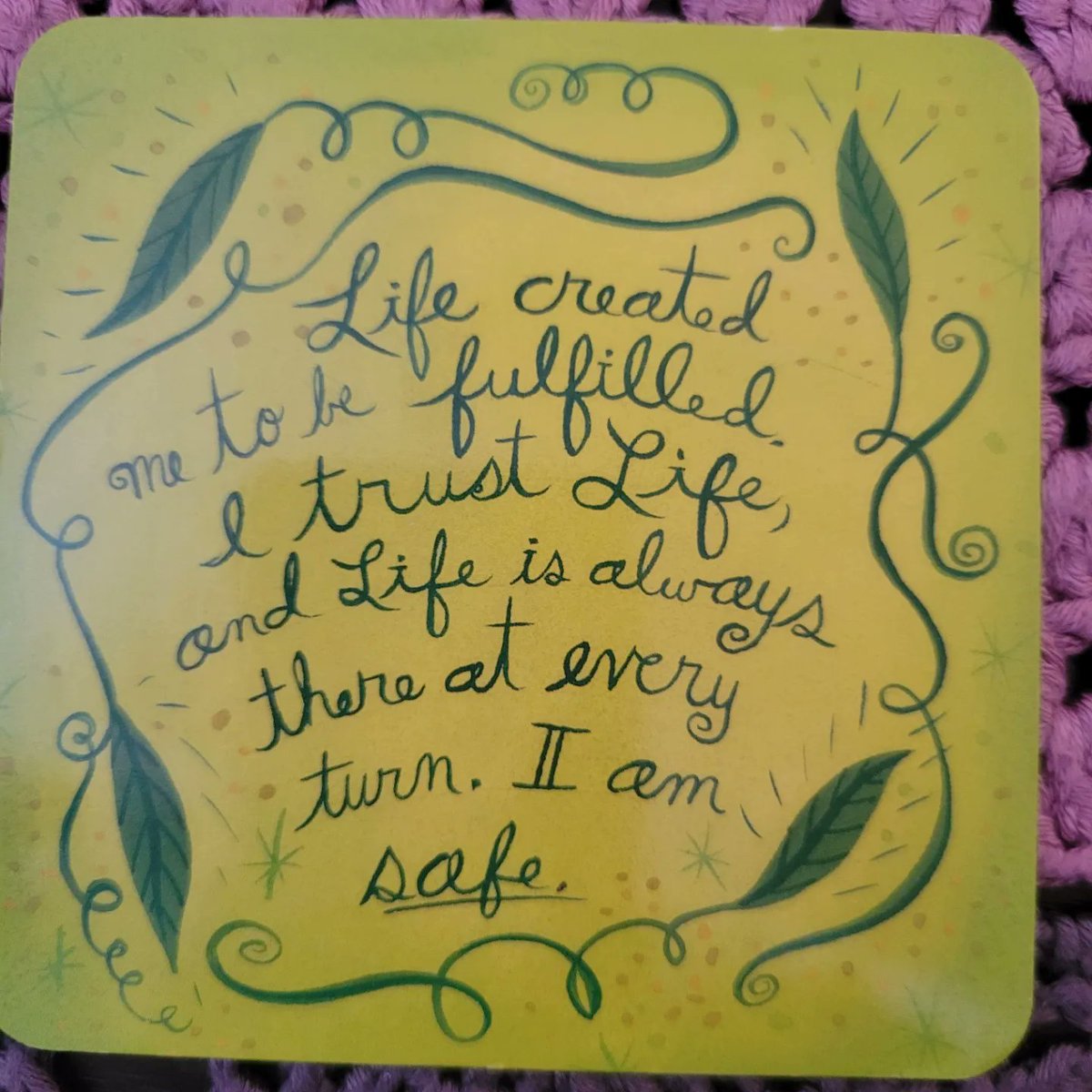 Hiitzzzme's tweet image. Daily Affirmator ~ You are you and that is all you are meant to be! 🌟

#dailyaffirmations #intuitivemessage #intuitiveadvisor #affirmators #angiesayzzztarot