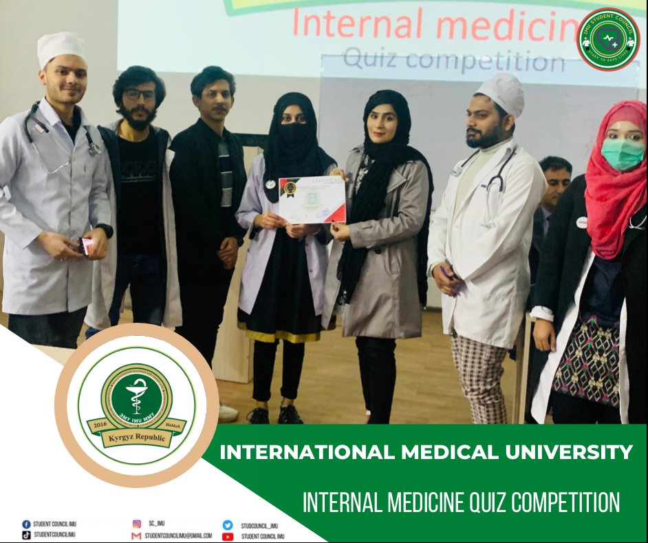 studcouncil_imu's tweet photo. ▪️Team dynamic's from 6th Semester bagged first position ,Team challenger's from 6th semester bagged second position and team defender's from 6th semester got 3rd position.
▪️Congratulations to all the participants and winners.
#StudentCouncilIMU 
#InternationalMedicalUniversity https://t.co/ZlV2seboC1