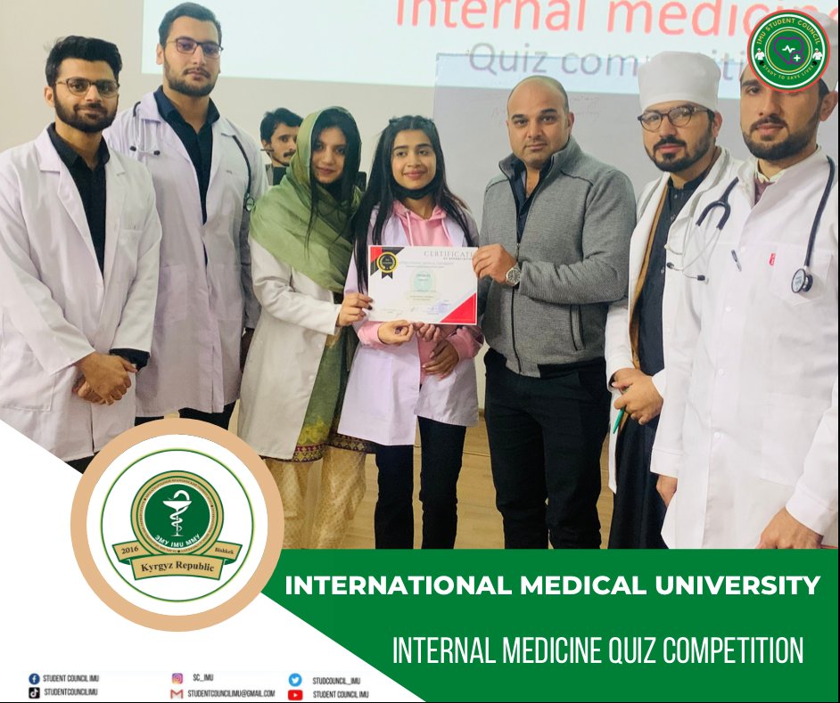 studcouncil_imu's tweet photo. ▪️Team dynamic's from 6th Semester bagged first position ,Team challenger's from 6th semester bagged second position and team defender's from 6th semester got 3rd position.
▪️Congratulations to all the participants and winners.
#StudentCouncilIMU 
#InternationalMedicalUniversity https://t.co/ZlV2seboC1