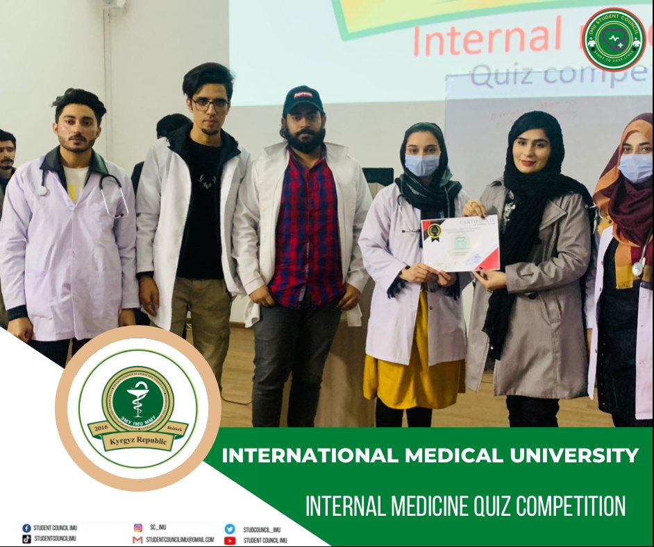 studcouncil_imu's tweet photo. ▪️Team dynamic's from 6th Semester bagged first position ,Team challenger's from 6th semester bagged second position and team defender's from 6th semester got 3rd position.
▪️Congratulations to all the participants and winners.
#StudentCouncilIMU 
#InternationalMedicalUniversity https://t.co/ZlV2seboC1