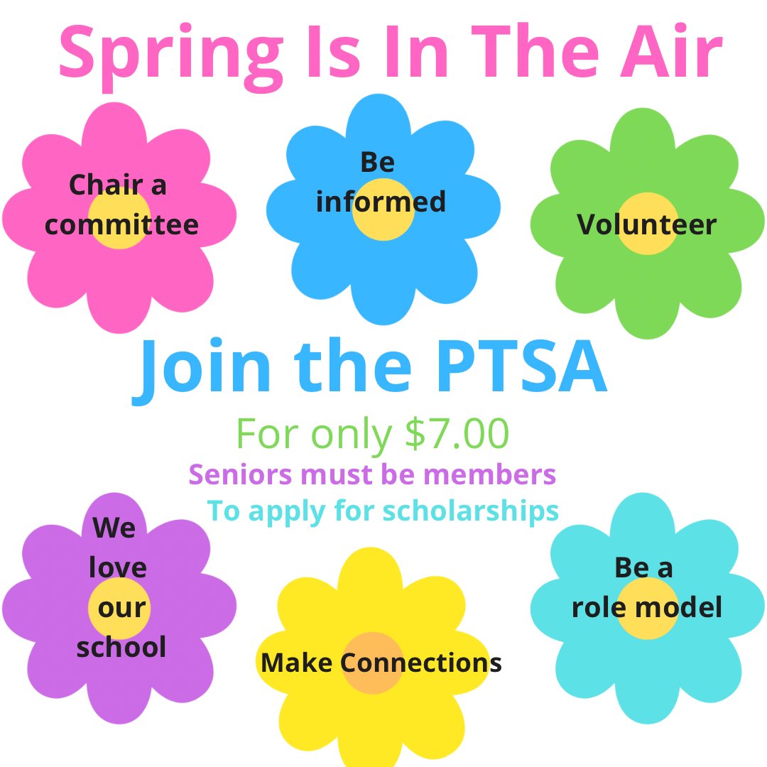 ptsa_hhs's tweet photo. Our goal: 100% Membership
several ways you can assist, most of which can be done on the PTSA online store in Memberhub @ https://t.co/XkeCp9QXHo by choose one of the following:
Simply by joining the PTSA. OR
Make a tax deductible direct donation
We thank you! #HHSPTSA https://t.co/znjThV5oUq