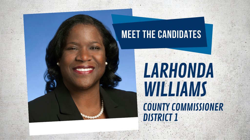 LaRhonda Williams is running for #WilliamsonCounty Board of Commissioners in D1. Her priorities include fair land-use & residential contracts, investing in local parks, & funding schools. 

Learn more @ wcdptn.org/2022_democrati…

#VoteBlue #TakeBackTN #MeetTheCandidates #GoVoteTN