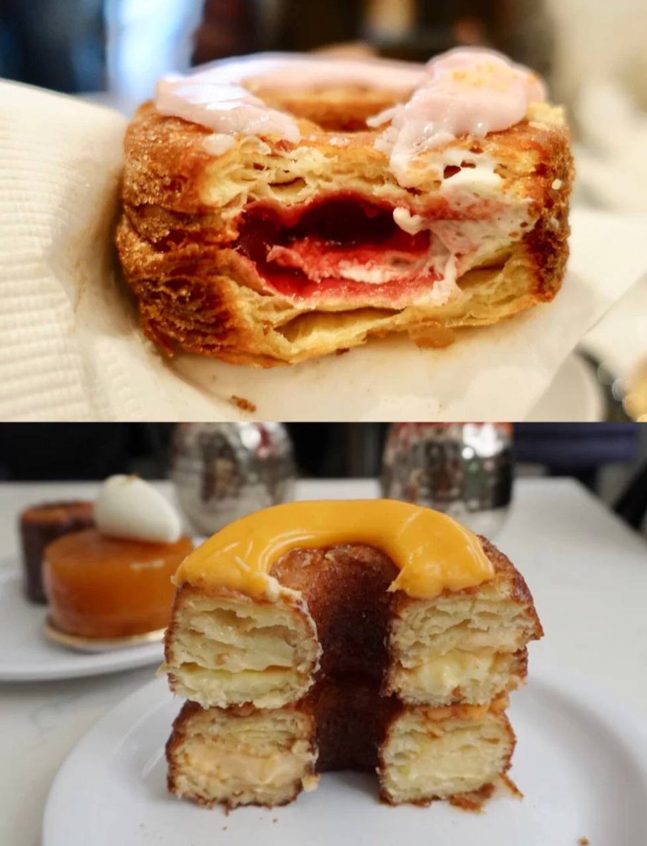 su6299479's tweet photo. Hot marshmallows filled with ice cream and chocolate crunchy shells, and strawberry filled doughnuts are delicious😃 https://t.co/01WOj4IstC
