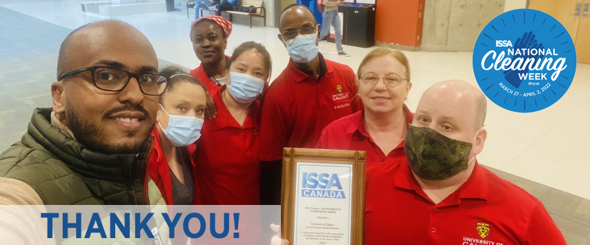 Today we say THANK YOU! To all the front-line cleaning staff who keep our facilities clean &amp; healthy, and the manufacturers and distributors who supply the products for them to do their valued work - THANK YOU! #nationalcleaningweek #issacanada #cleaningforhealth
