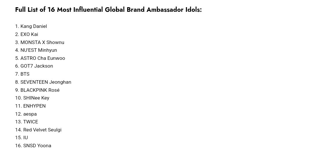 NumberOnesNews's tweet photo. Poll by Forbes Korea: "Who is The Best Global Ambassador?"
#9 ROSÉ 
🔗:https://t.co/QfYhH2h377

블랙핑크 로제 #로제 #Rosé https://t.co/cvgeKrk9YX