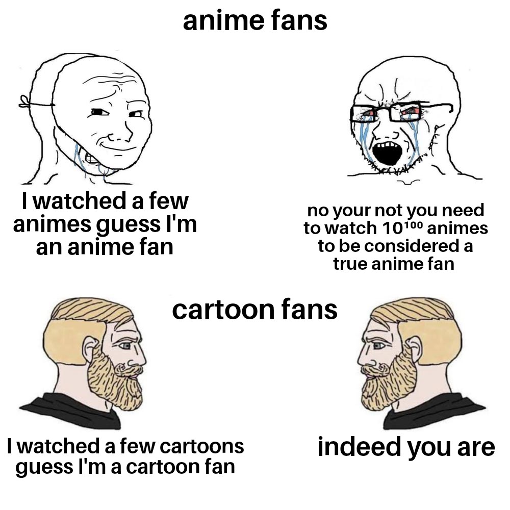 Anime Memes - The G in Gabiru stands for Gigachad