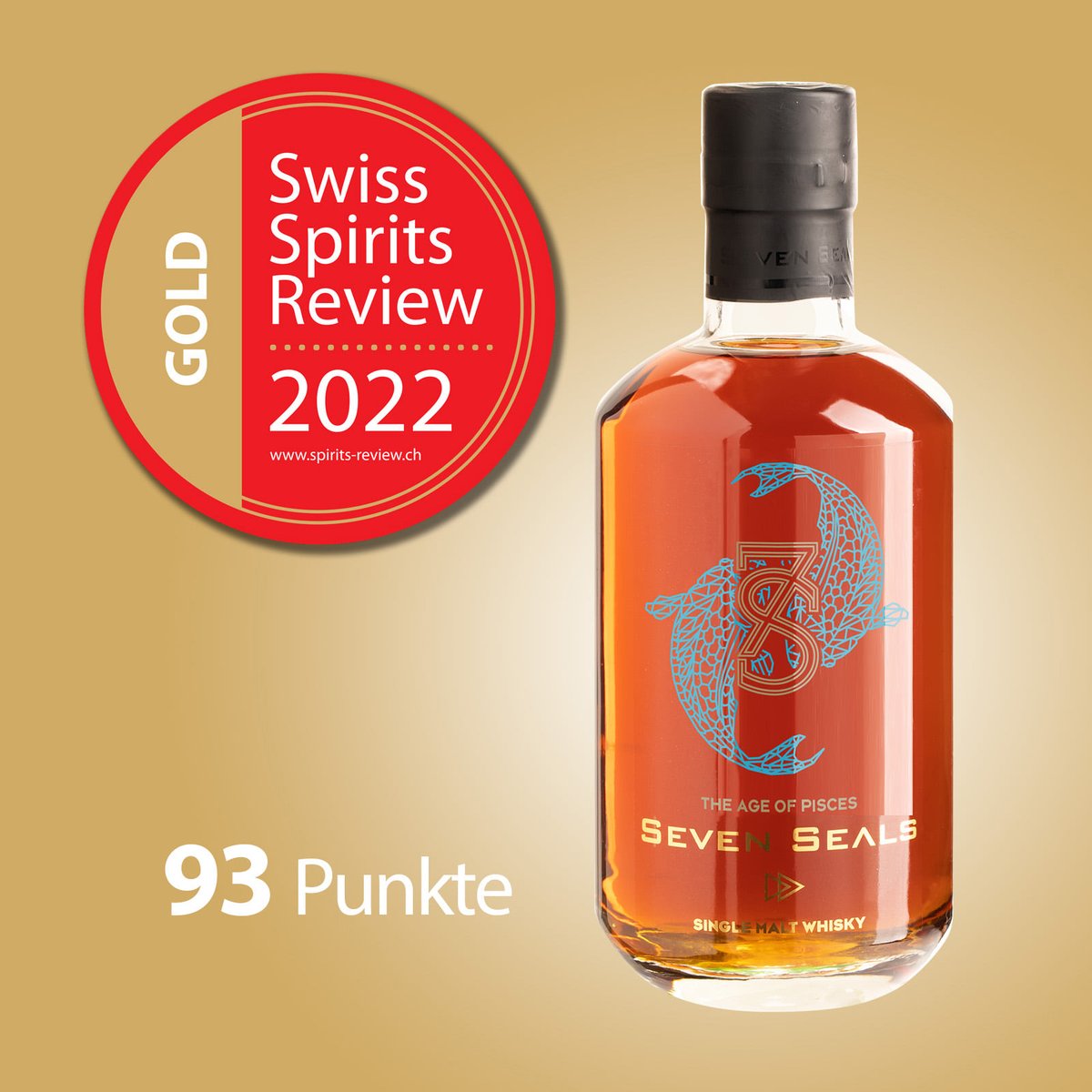 More Awards: 4 Golds and 2 Silvers in the Swiss Spirits Review for Seven Seals #whisky! Including Gold and 93 points for the new The Age of Pisces Oloroso Sherry Wood Finish. Cheers! #swissspiritsreview