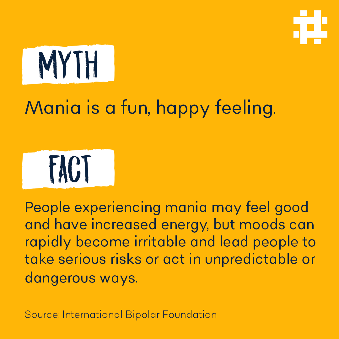 zeroreasonswhy_'s tweet photo. We're squashing #stigma on this #WorldBipolarDay by debunking some common #myths about #bipolar disorder. Swipe through to learn more, then share these facts to help end the stigma!

#bipolarawareness #endthestigma #removestigma https://t.co/iKHMqs9b2E