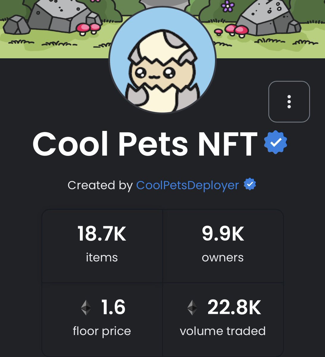 People are searching for the unicorn NFT projects that can become either a household name or a mainstream P2E.

Hence, love for projects like <a href="/doodles/">doodles</a>, <a href="/pixelvault_/">Pixel Vault</a> , and <a href="/wolfdotgame/">Wolf Game</a>.

I still believe @coolcatsnft is best positioned to be BOTH.