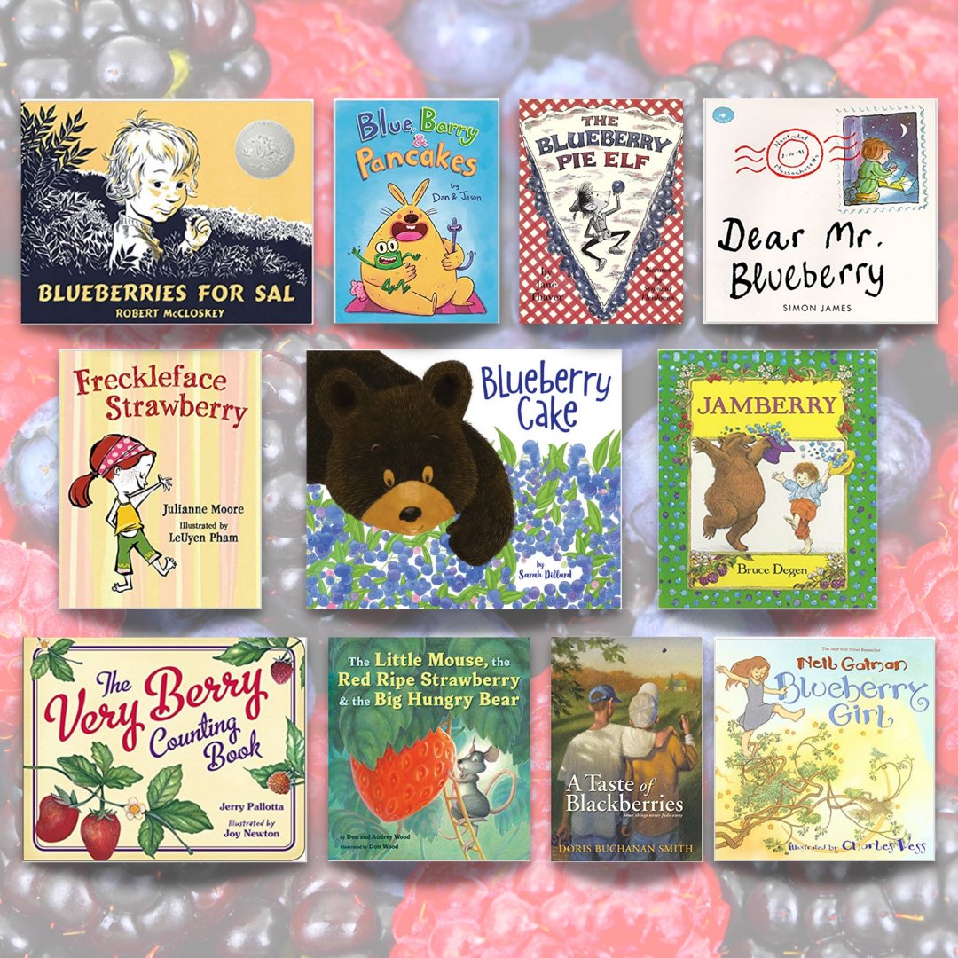 The news that VT author + CLiF presenter <a href="/swdillard/">Sarah Dillard</a>'s delectable picture book, "Blueberry Cake" is a finalist for the 2022 Gourmand Awards has us feeling berry inspired!
🫐
@danandjasondraw @_juliannemoore <a href="/jerrypallotta/">Jerry Pallotta</a> <a href="/AudreyWoodBooks/">Audrey Wood - Author</a> <a href="/neilhimself/">Neil Gaiman</a>